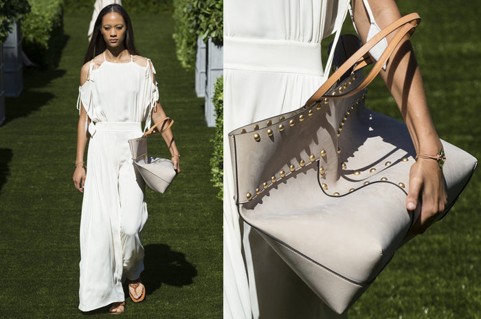 Statement Tote Bags from the Tory Burch Runway