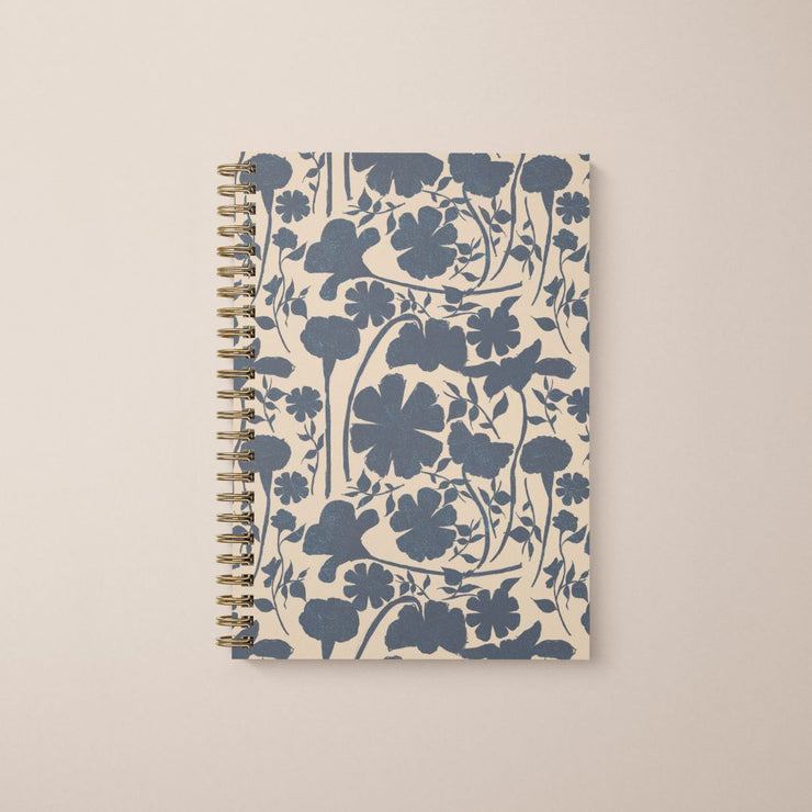 "Blooming Silhouettes" Wire-O Notebook_Writing Journal _VERGE Lifestyle Bookstore